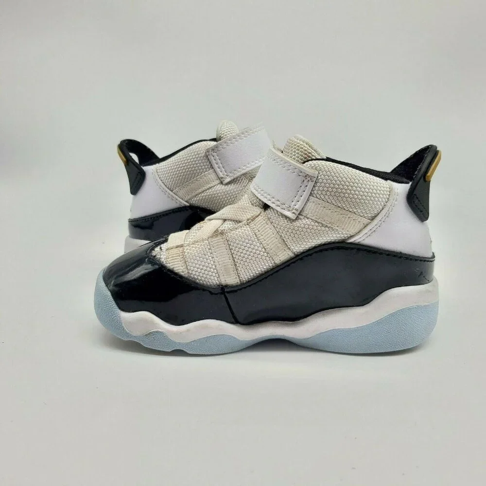 Jordan Unisex Kids 6 Rings CW6997 100  Athletic Sneaker‎ Shoes Size 7C